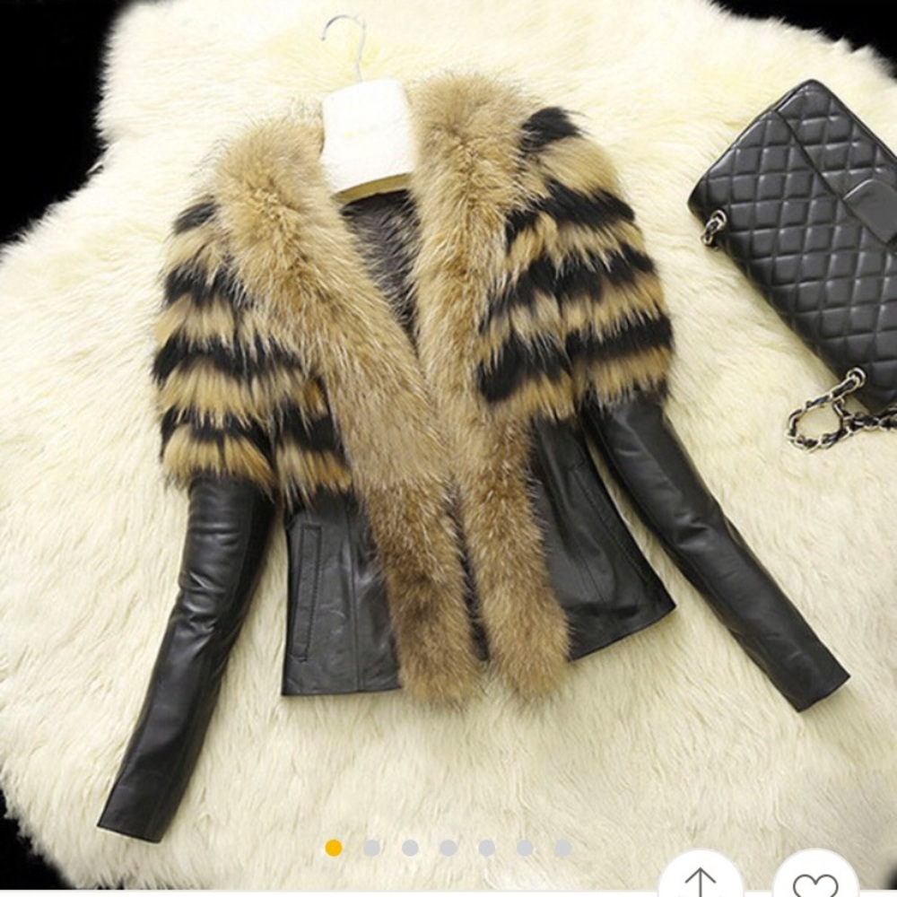 Faux fur black Jacket